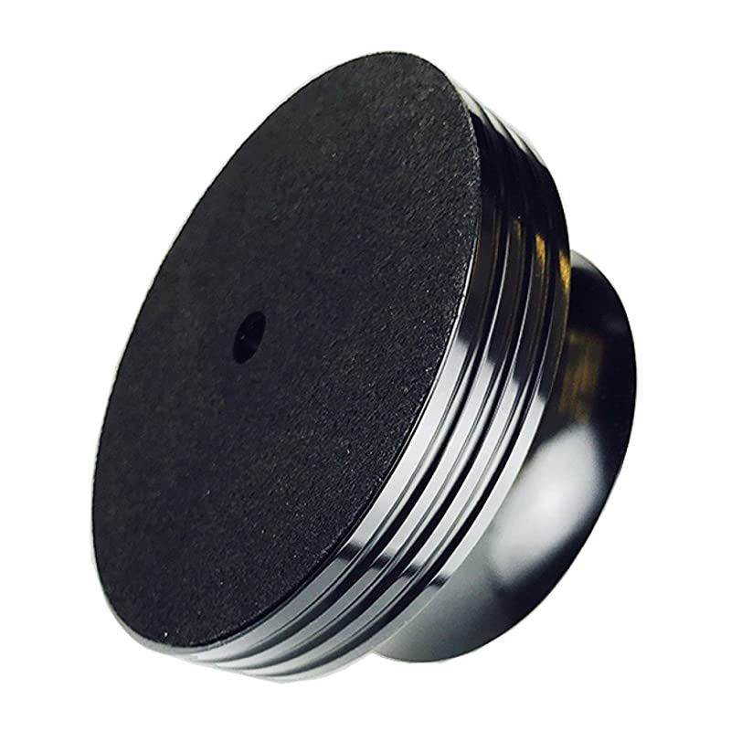 Vinyl Record Weight LP Stabilizer Turntable Clamp by 15oz HiFi Premium Aluminum Audiophile Grade Vibration Reducer with Soft Base Pad for Optimal Audio and Performance of your R Player