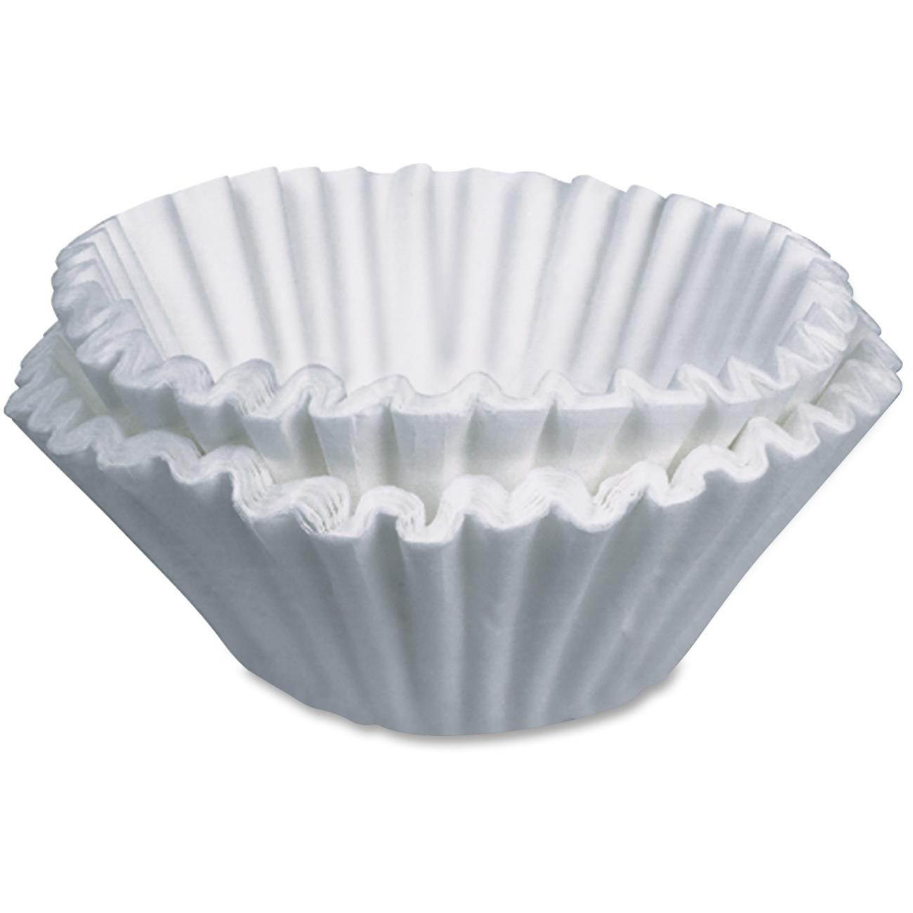 BUNN Heavyweight Coffee Filter, Heavyweight, Disposable - 1 Carton - White