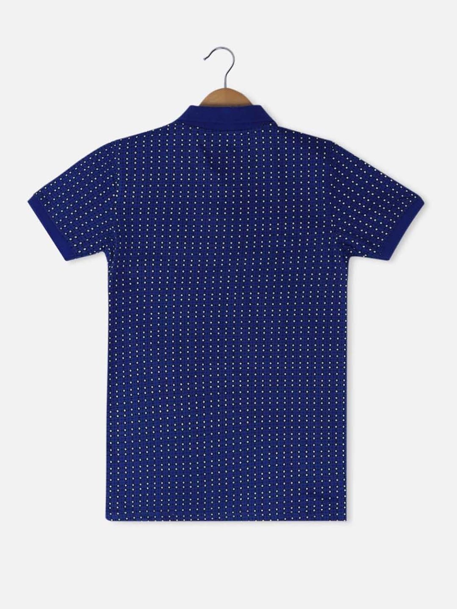 Allen Solly Junior Yellow Logo Print Polo T-Shirt