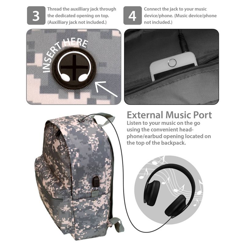 Rockland 17'' Classic Laptop Backpack