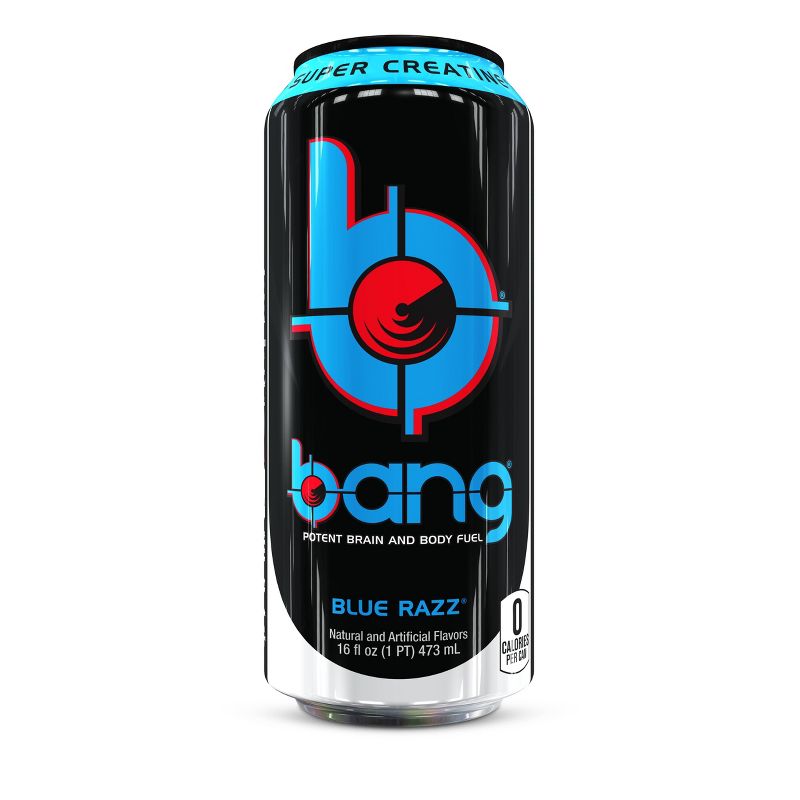 BANG Blue Razz Energy Drink - 16 fl oz Can