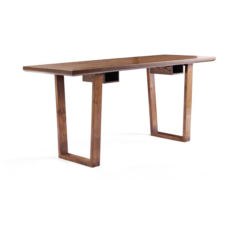 Aiden Writing Desk Deco Walnut Brown - Haven Home