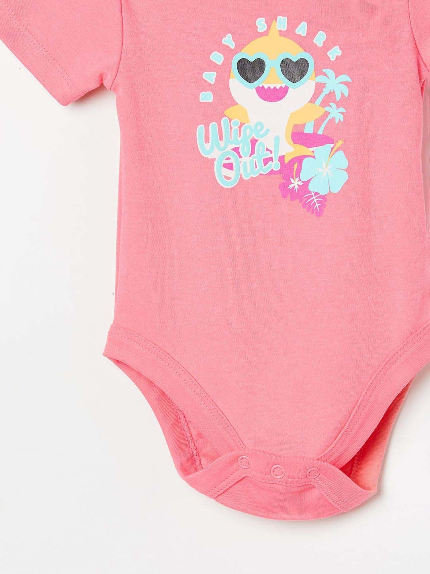 Juniors by Lifestyle Girls Multicolor Cotton Printed Bodysuit