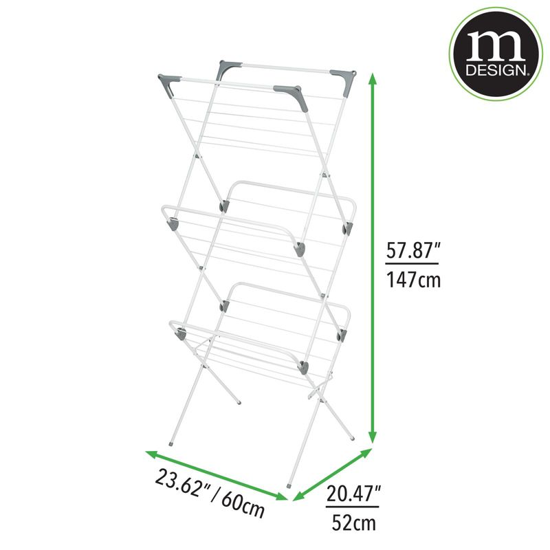 Okuna Outpost 2 Pack White Cotton Clothesline Cord for Laundry Lines, Arts and Crafts (0.19 in, 100 Ft)