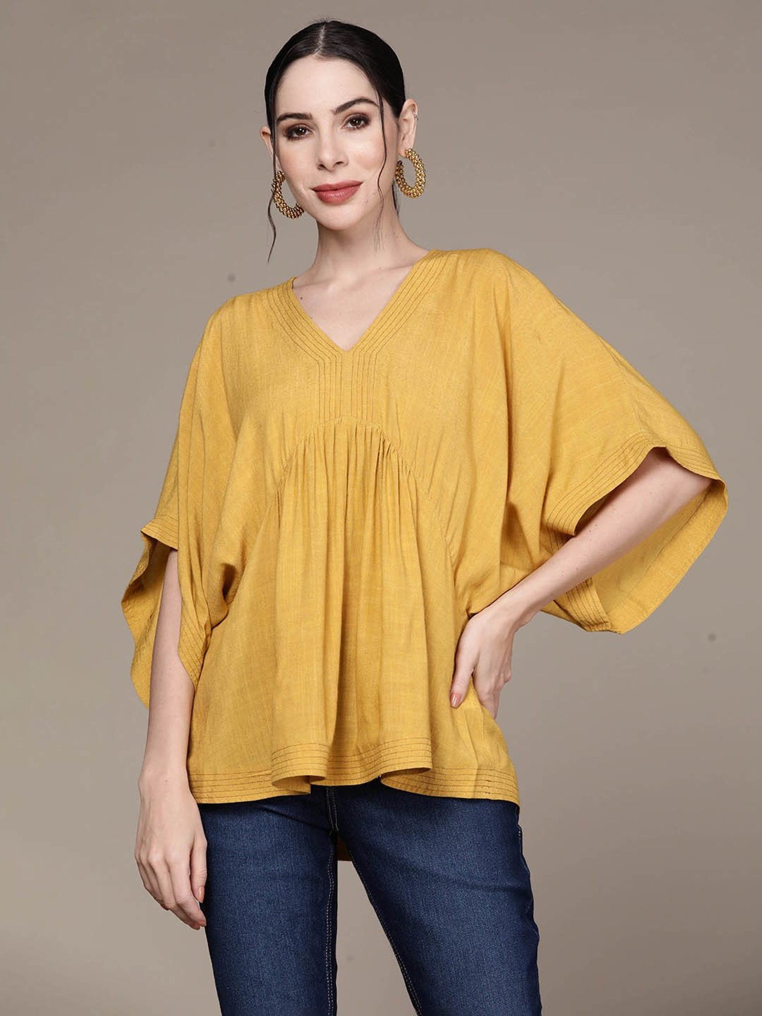 aarke Ritu Kumar Yellow Top