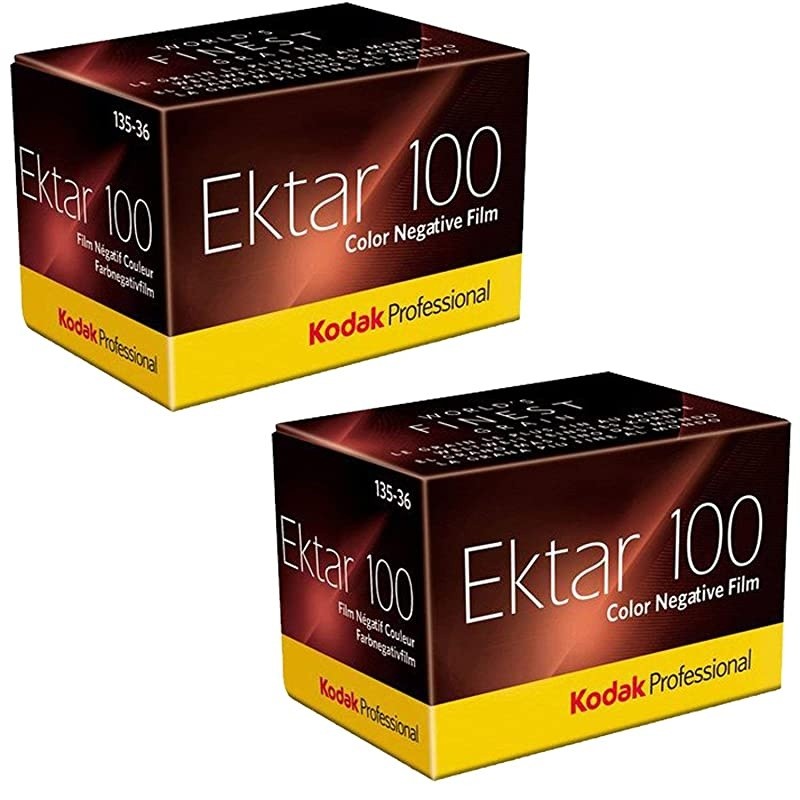 Ektar 100 Professional ISO 100 35mm 36 Exposures Color Negative Film Pack of 2
