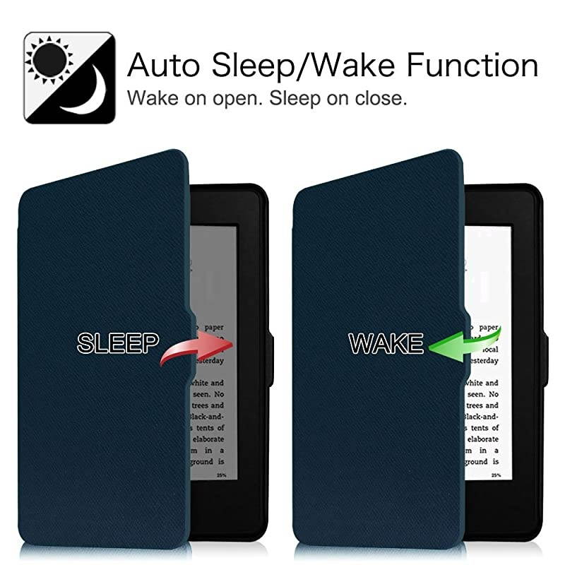 Slimshell Case for Kindle Paperwhite - Fits All Paperwhite Generations Prior to 2018 (Not Fit All-New Paperwhite 10th Gen), Navy