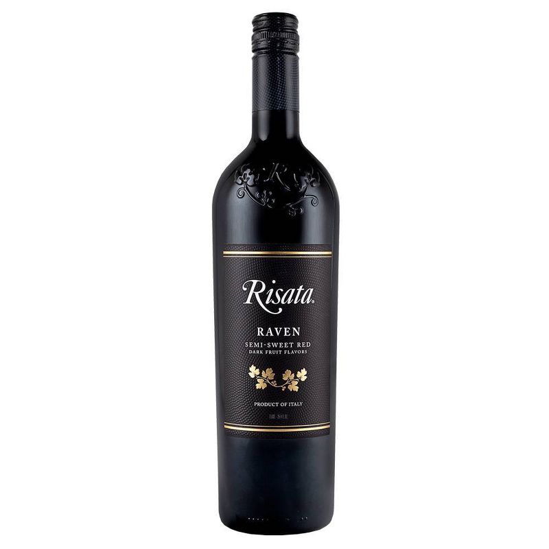 Risata Raven Semi-Sweet Red Wine - 750ml Bottle