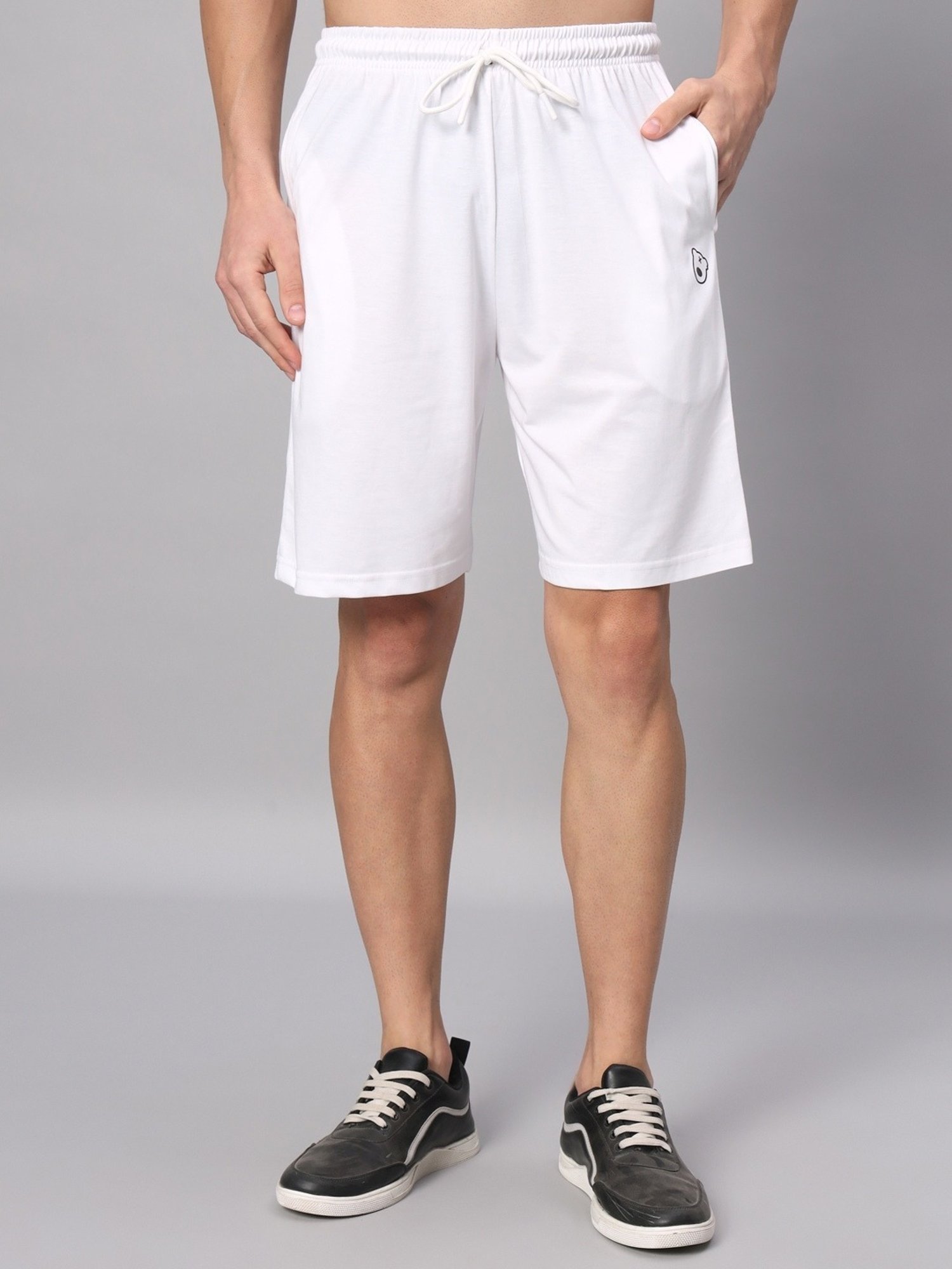 Griffel White Cotton Loose Fit Printed Co-Ord Set