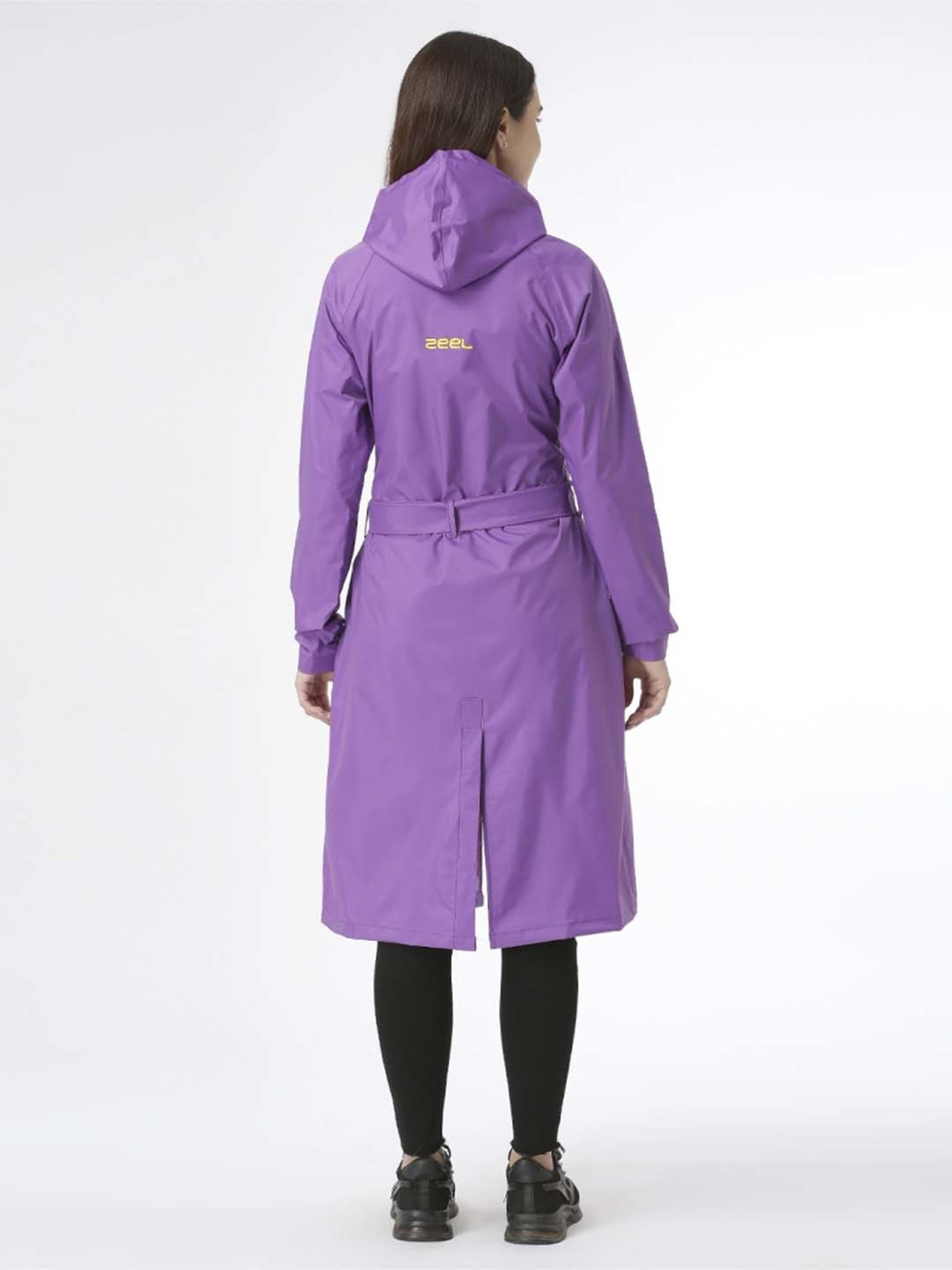 Zeel Purple Regular Fit Rain Jacket