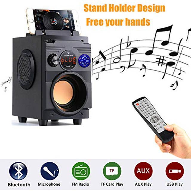 Bluetooth Speakers,Bluetooth Speaker with Loud Stereo Sound,20W Subwoofer FM Radio Bluetooth 5.0?10-Hour Playtime,100 ft Bluetooth Range. Perfect Portable Wireless Speaker for iPhone, Samsung and More