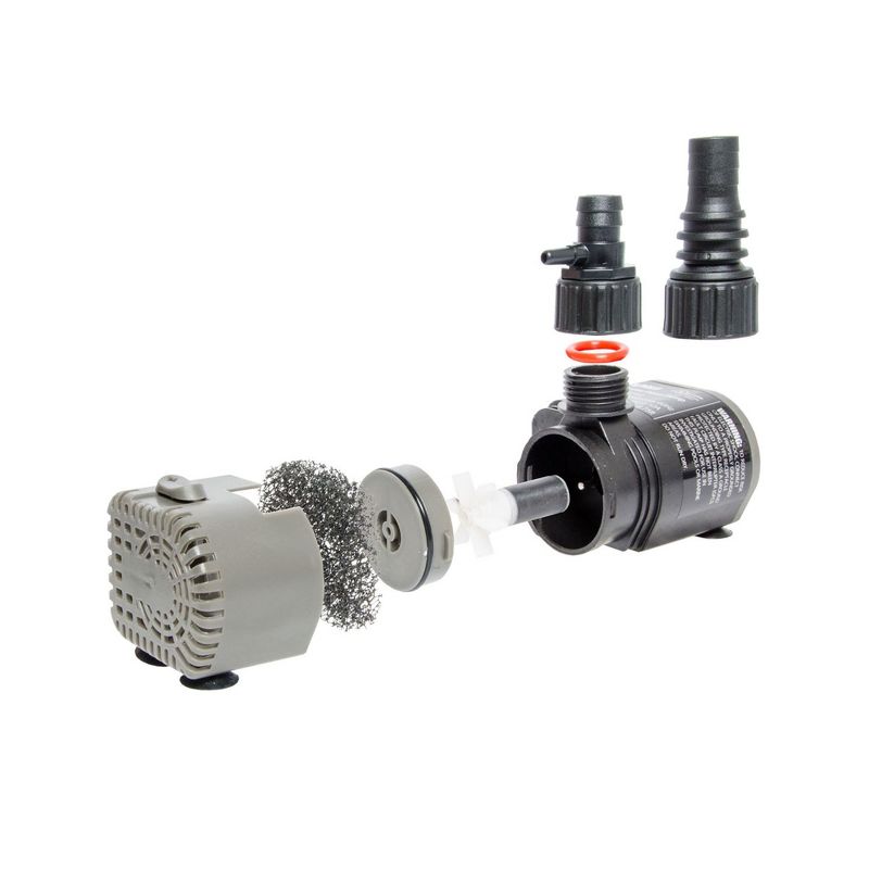 Sunnydaze Outdoor Solar Powered Water Pump and Panel Kit with Battery Pack and LED Light - 65 GPH - 78"