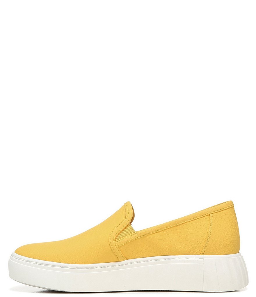 Zodiac Benson Snake Embossed Slip-On Platform Sneakers