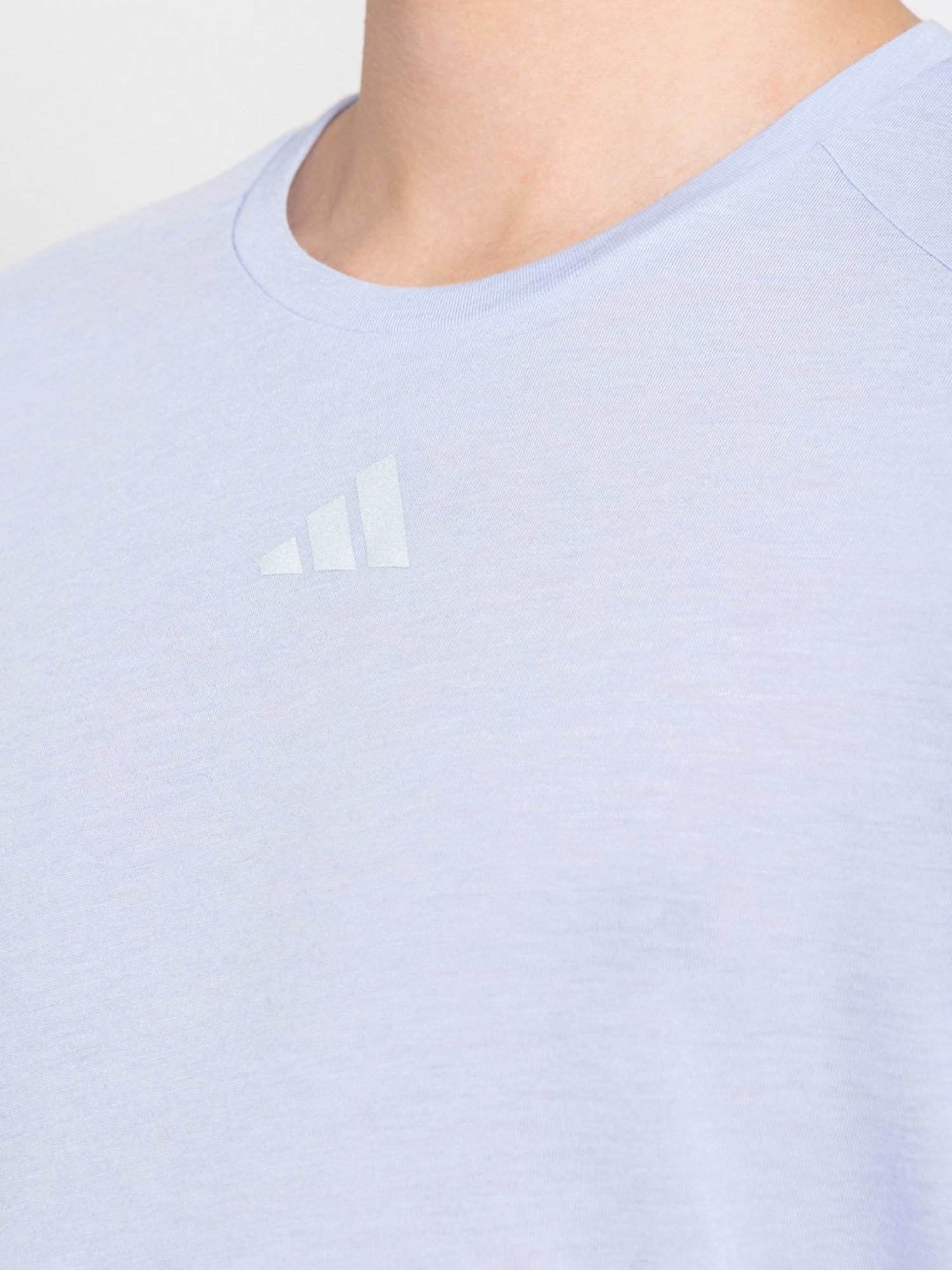 adidas X-City Confidence Sky Blue Regular Fit Sports T-Shirt