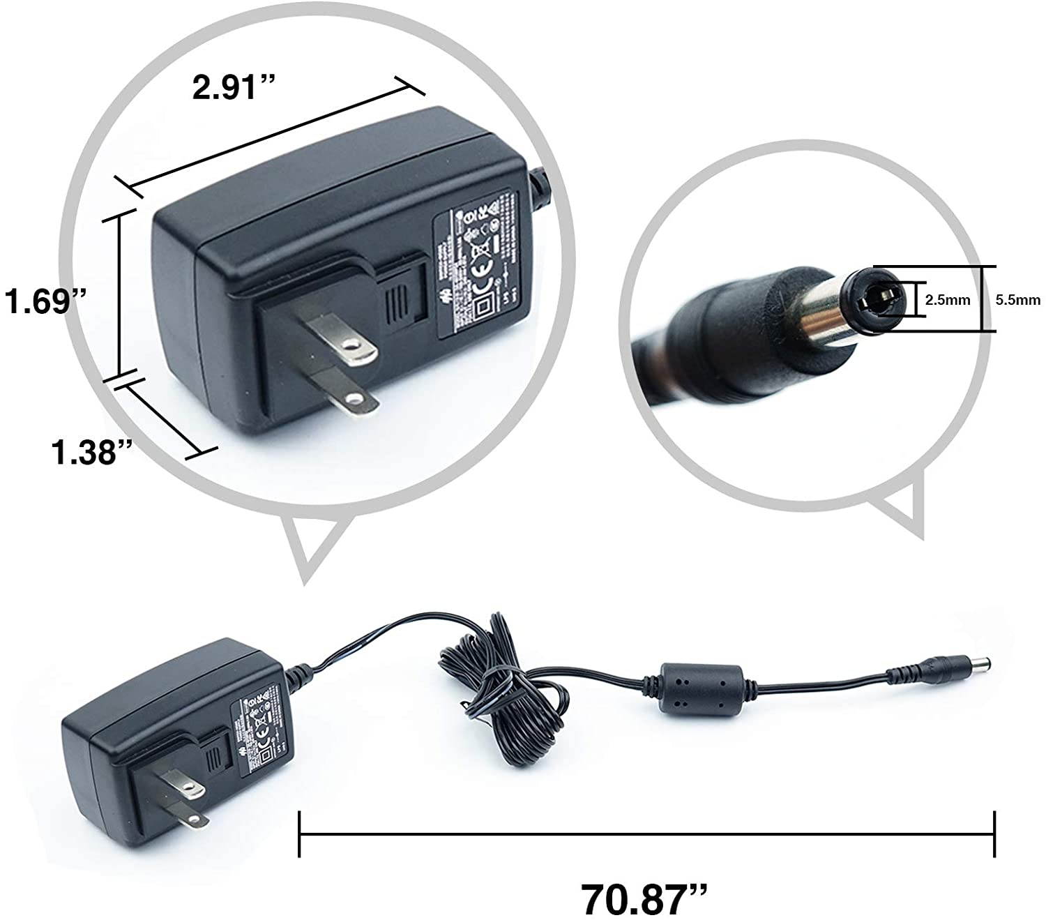 Plustek Power Adapter 24V 0.75A for Z300, PS186 PS188 PS286+ PS283 PS3060U, OpticBook 3800 3900 4800,AD480 D430, OpticSilm 1180 use