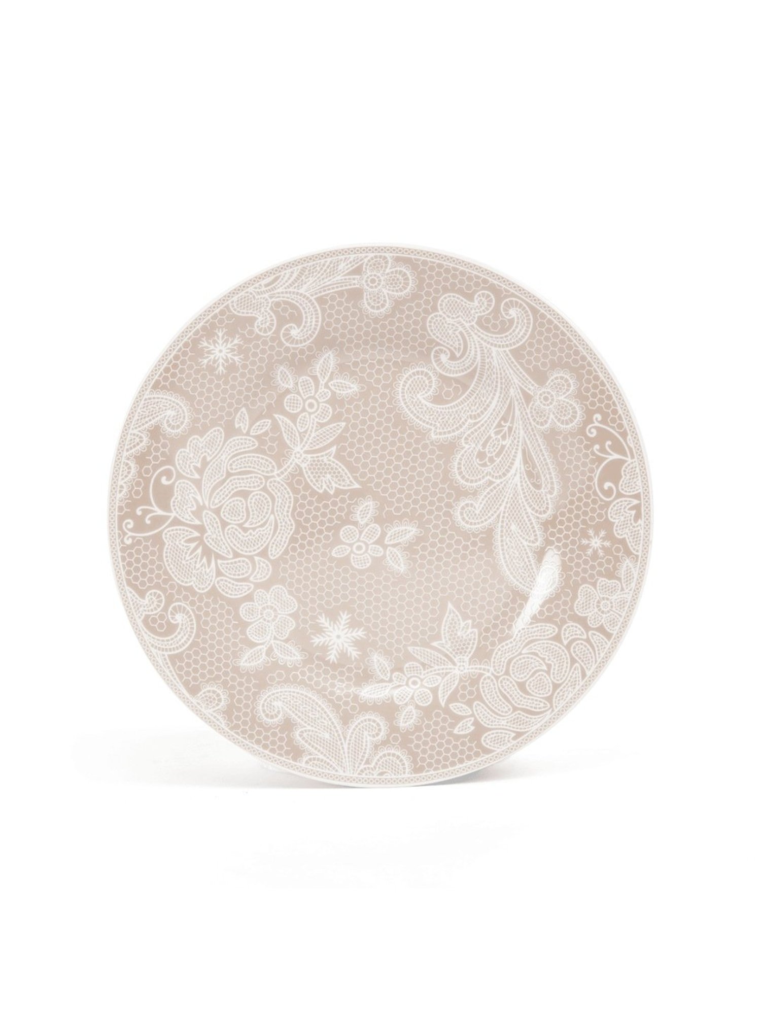 Home4U Delora Color Bordered Multicolor Porcelain Dinner Set (24 Pcs)