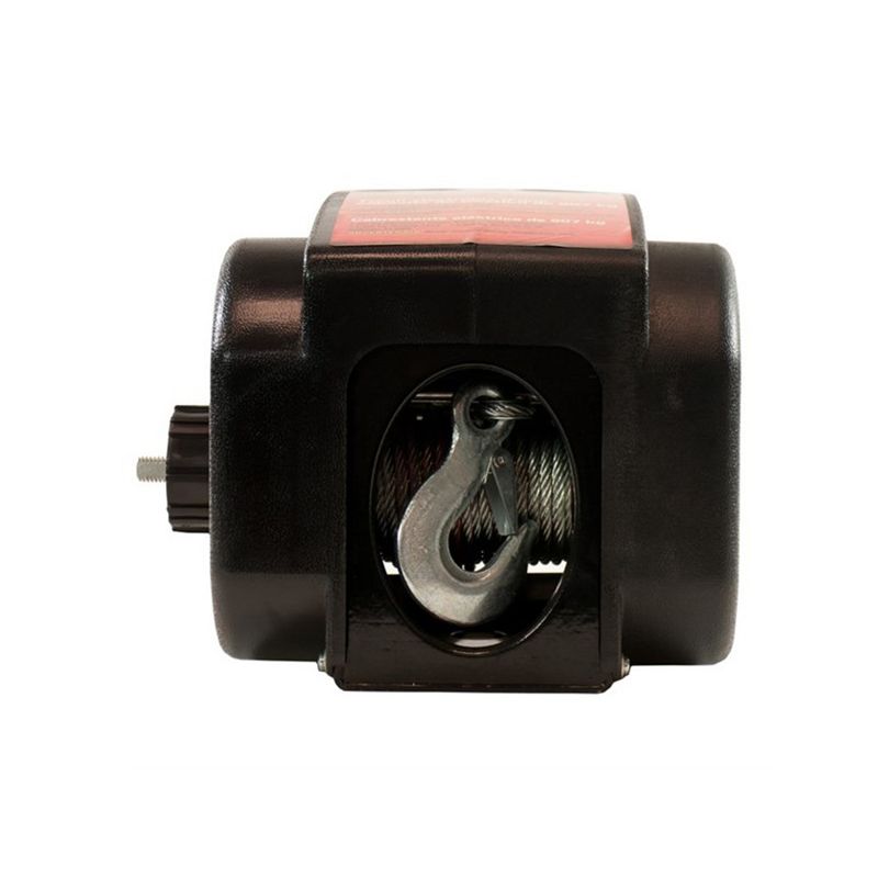 Keeper KTSL2000RM 0.8 Horsepower 12 Volt 2000 Pound Capacity Hitch Ball Mountable Electric Winch for UTVs with 30 Foot Galvanized Rope Cable, Black