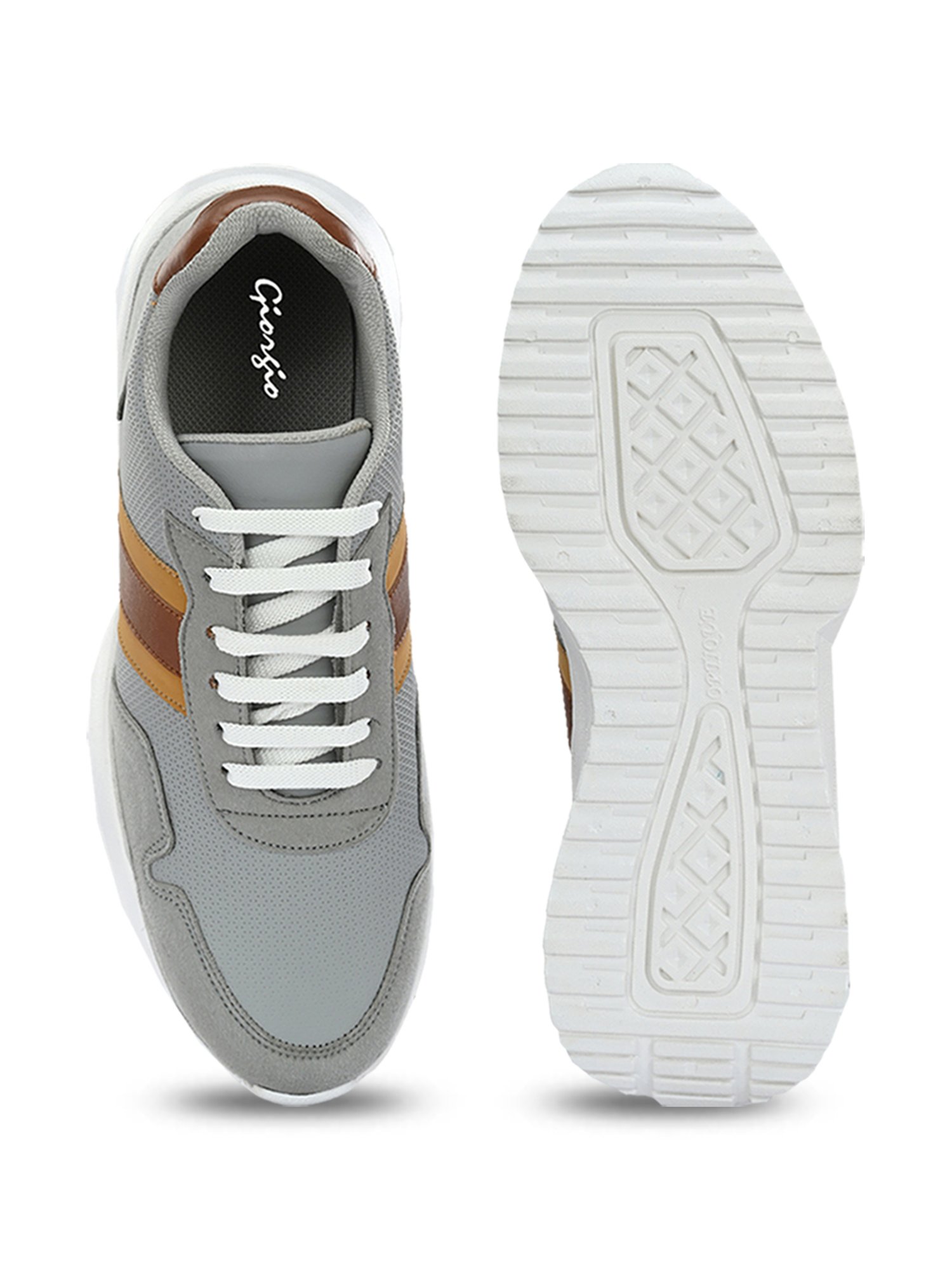 Giorgio Men's Grey Running Shoes