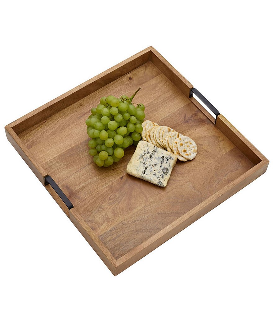 Gourmet Basics by Mikasa Square Lazy Susan Serving Tray