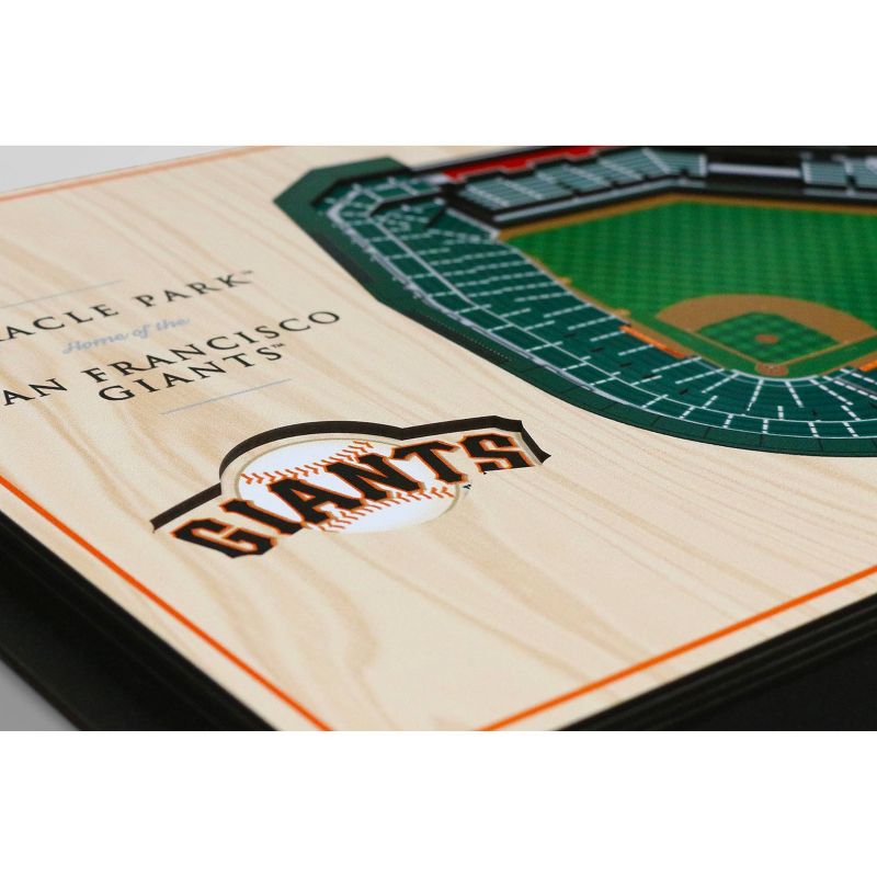 MLB San Francisco Giants 5-Layer Stadiumviews 3D Wall Art