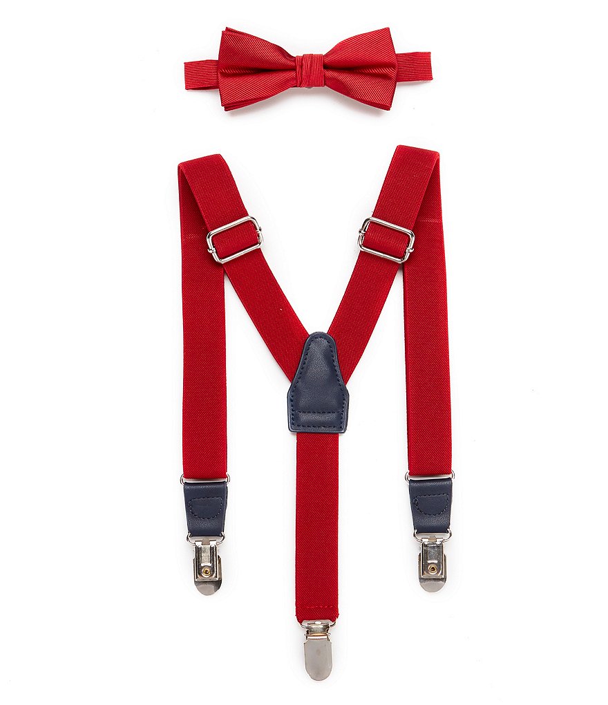 Class Club Gold Label Boys Bow Tie & Suspenders Set