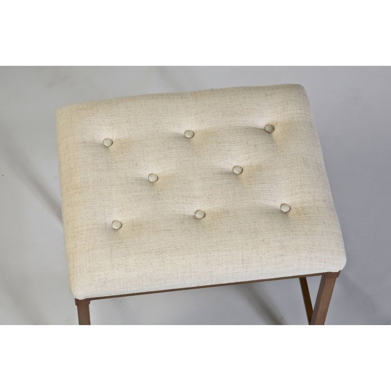 Katherine Backless 18" Vanity Stool - Golden Bronze - Hillsdale Furniture