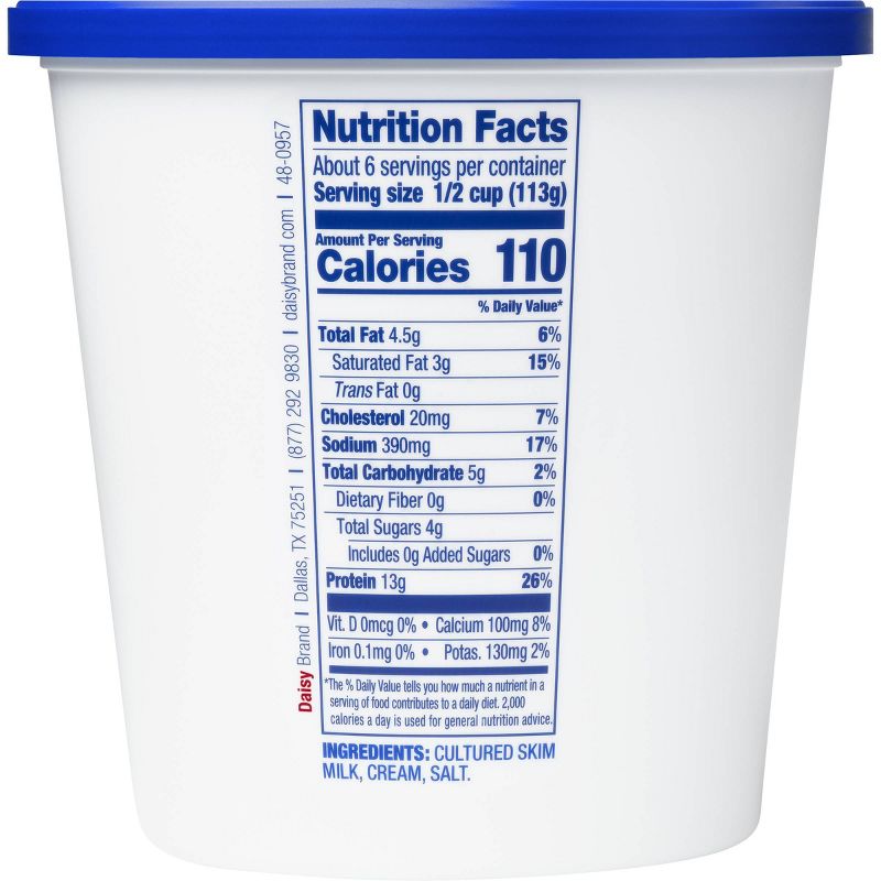 Daisy Brand 4% Milkfat Minimum Cottage Cheese - 24oz
