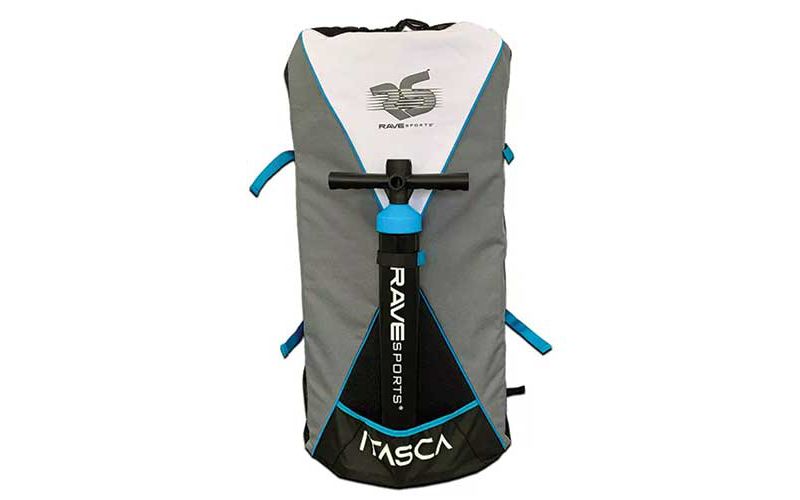 Rave Itasca Inflatable Stand Up Paddleboard 10'6" Quarry Blue
