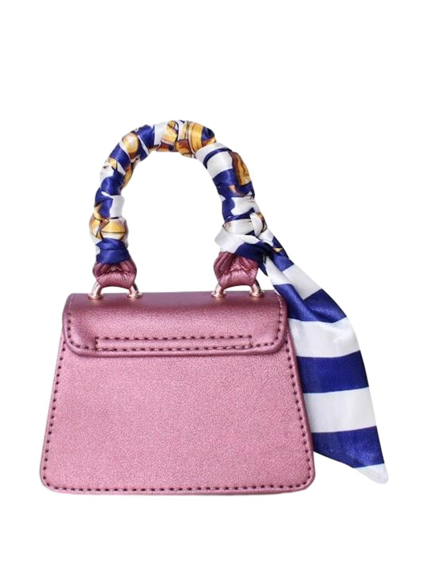 THE HOLISTIK Vibrance Deep Pink Solid Small Handbag