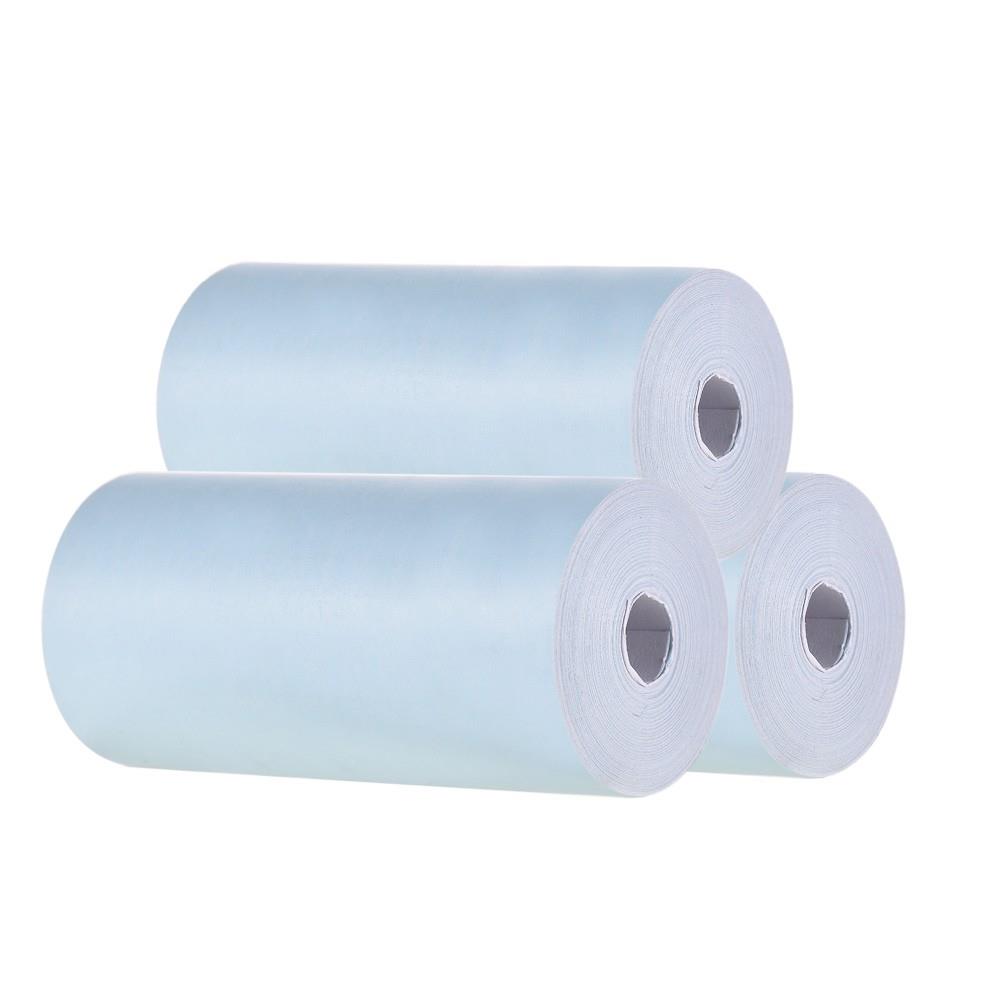 Color Thermal Paper Roll 57*30mm (2.17*1.18in) Bill Receipt Photo Paper Clear Printing for PeriPage A6 Pocket Thermal Printer for PAPERANG P1/P2 Mini Photo Printer, 3 Rolls