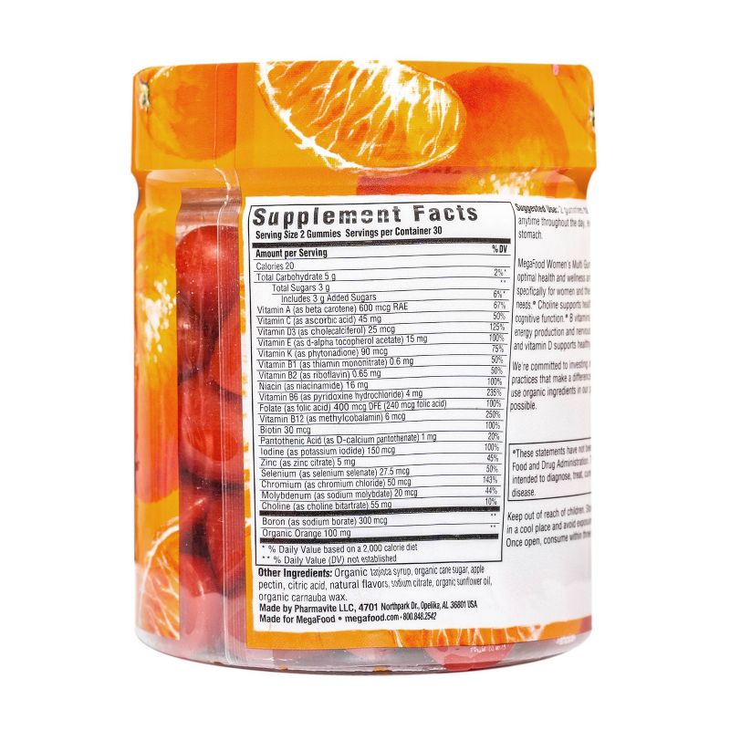 MegaFood Women's Multi Gummies - 60ct