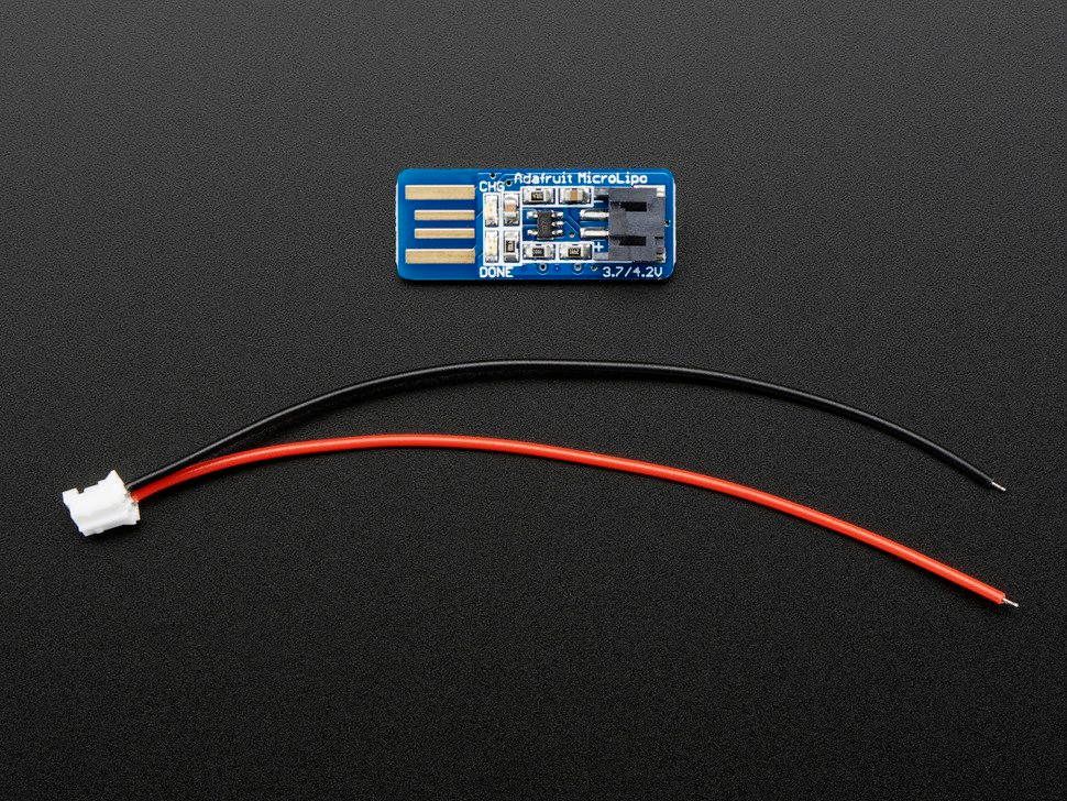 Adafruit 1304 Micro Lipo - USB LiIon/LiPoly charger - v1
