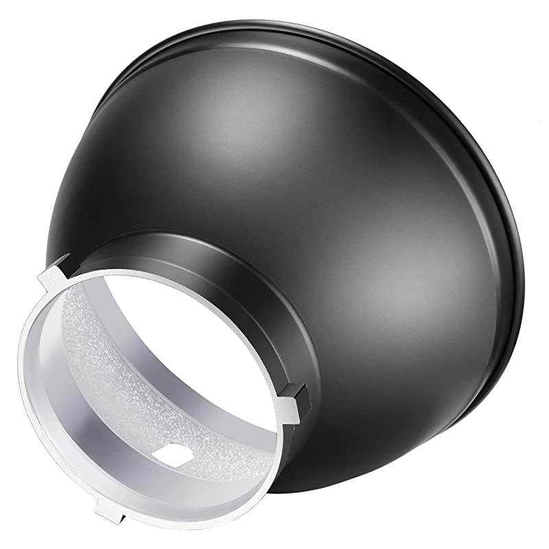 7 inches18 Centimeters Standard Reflector Diffuser Lamp Shade Dish for Bowens Mount Studio Strobe Flash Speedlite Like  Vision 4Vision 5DS300SK300SK400S300NS400NNW600BM