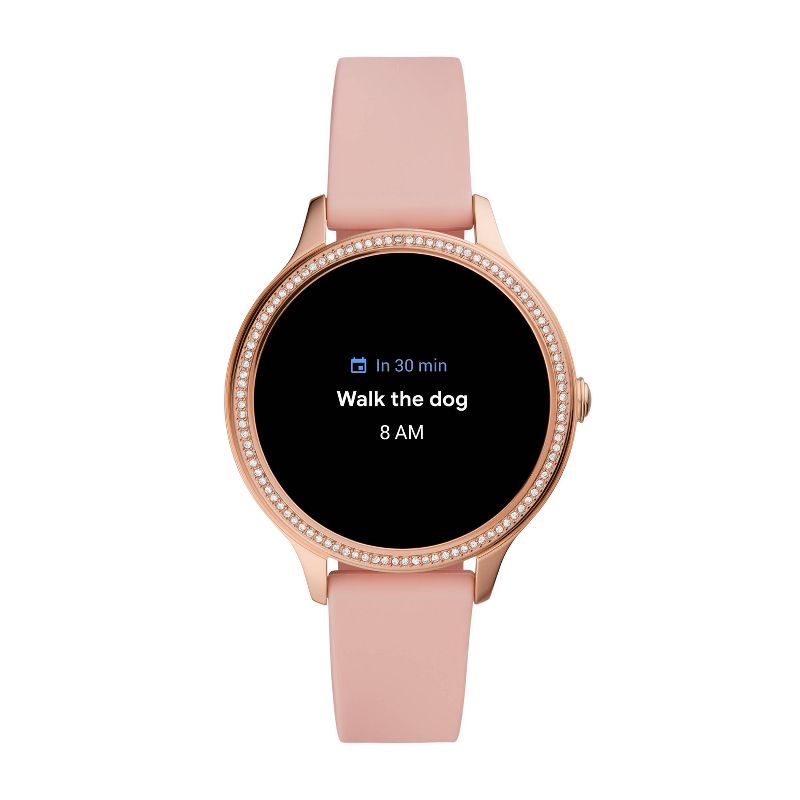 Fossil Gen 5E Smartwatch 42mm - Rose Gold-Tone with Blush Silicone