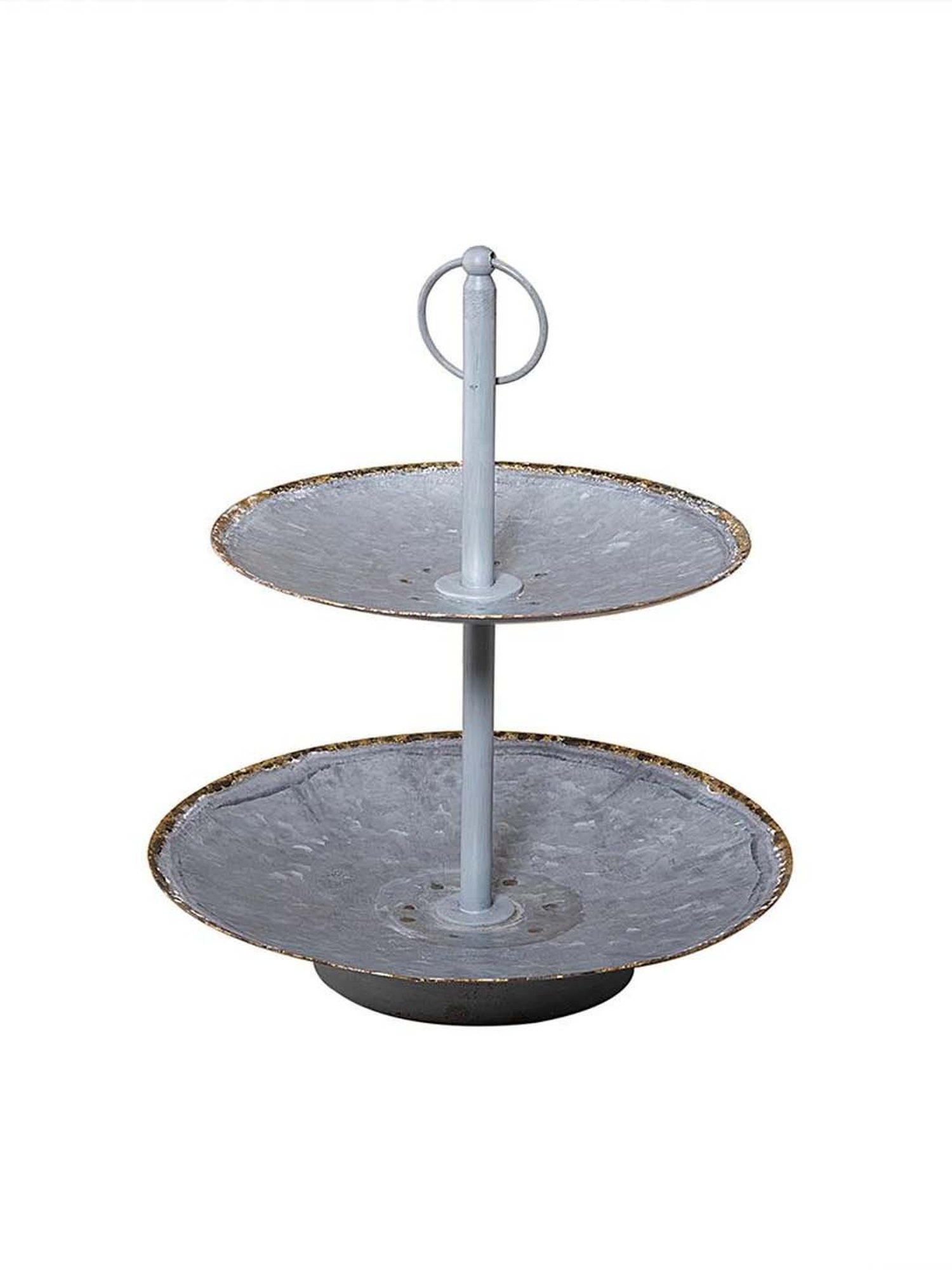 2ct Tiered Tray White - Bullseye's Playground™