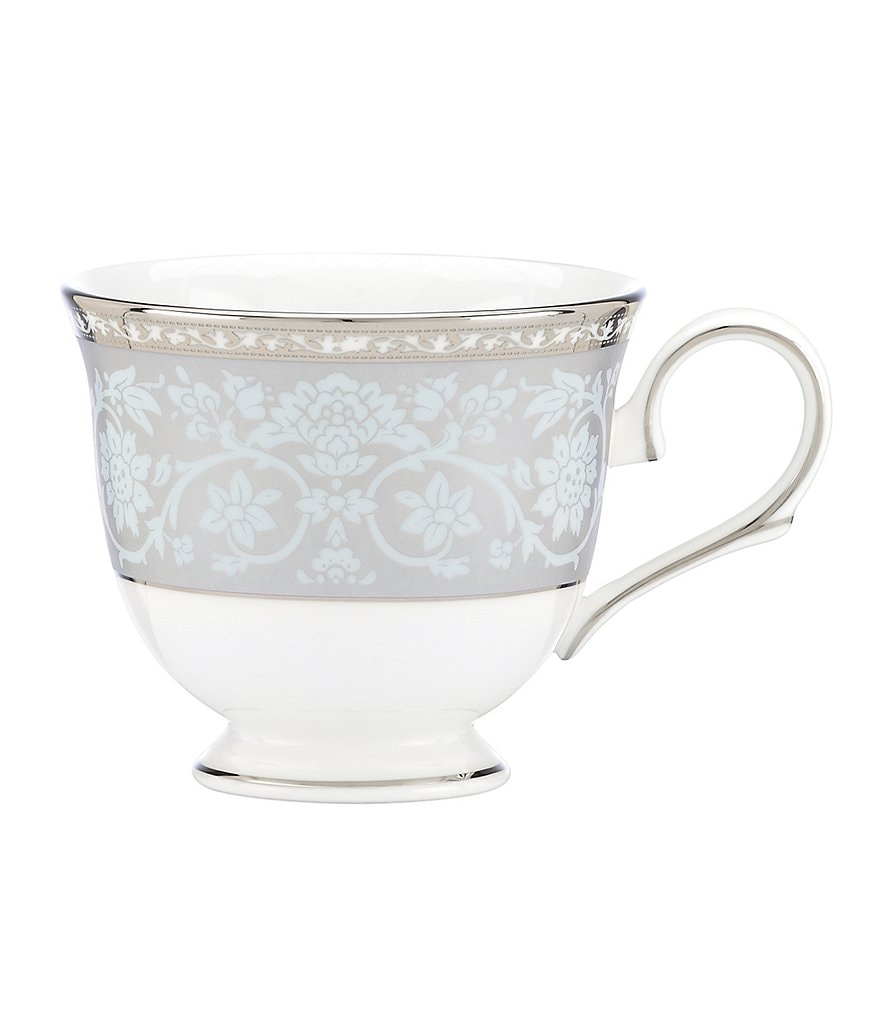 Lenox Westmore Floral Platinum Bone China Cup