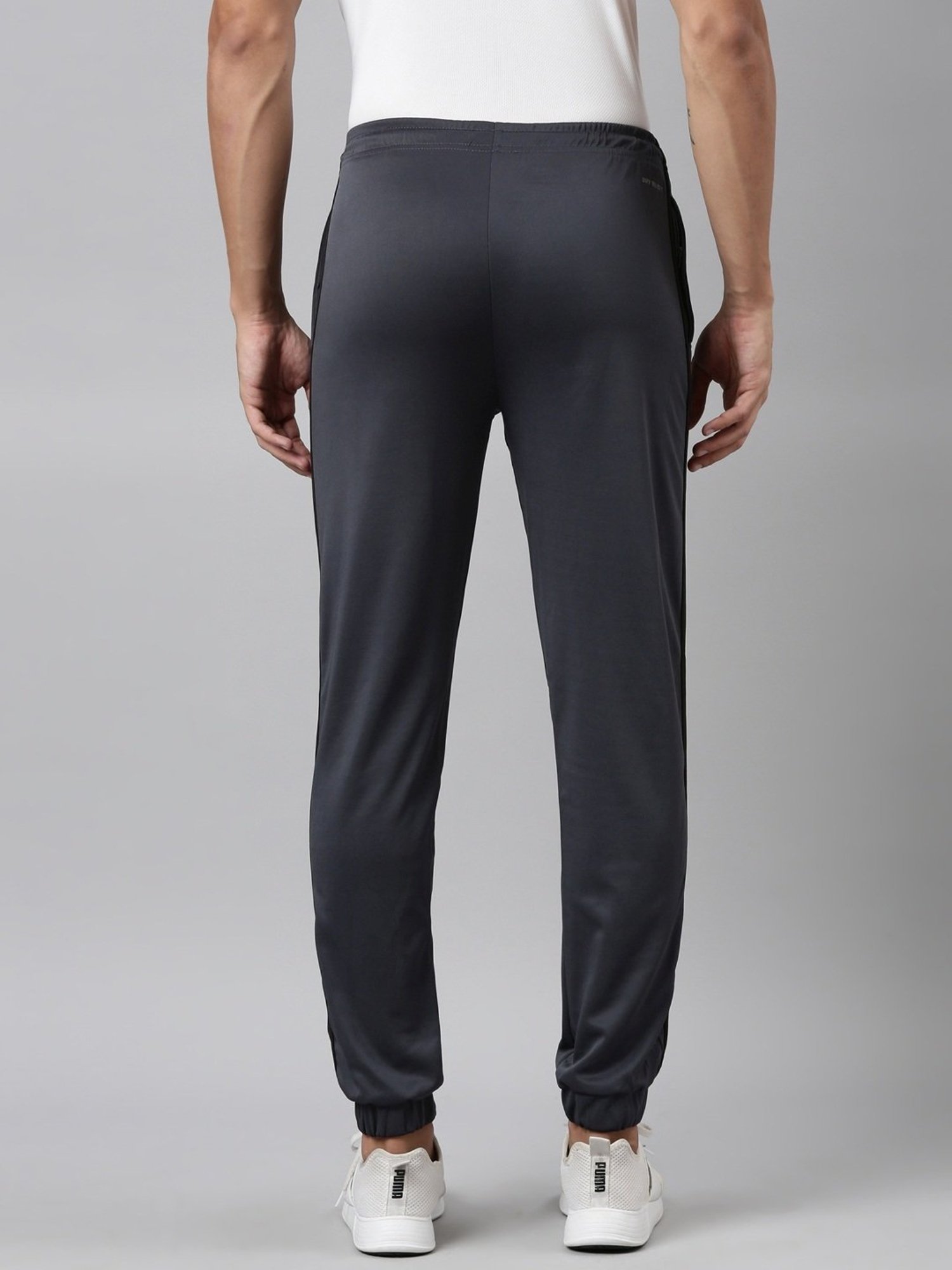 Dixcy Scott Originals Grey Cotton Regular Fit Sports Joggers