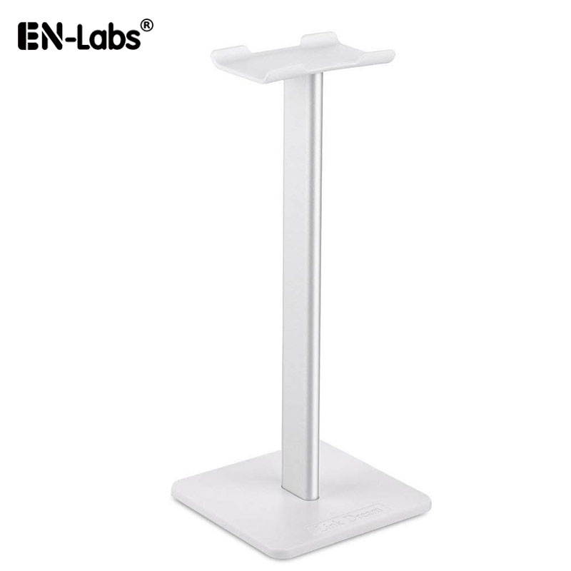 EnLabs Headphone Stand/Holder,Universal Aluminum Gaming Earphone Mount,Headset Showing Display Stand Hanger for All Headphone Size &ndash;White