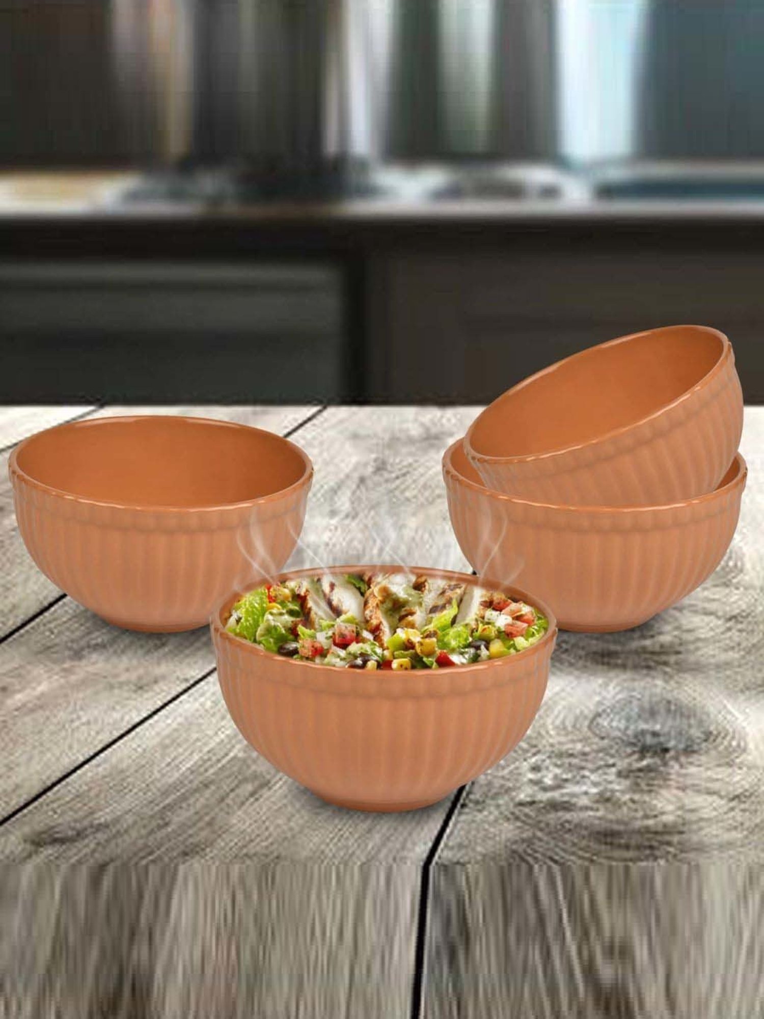 BlackCarrot Black & White Ceramic Dip Bowls Set of 2