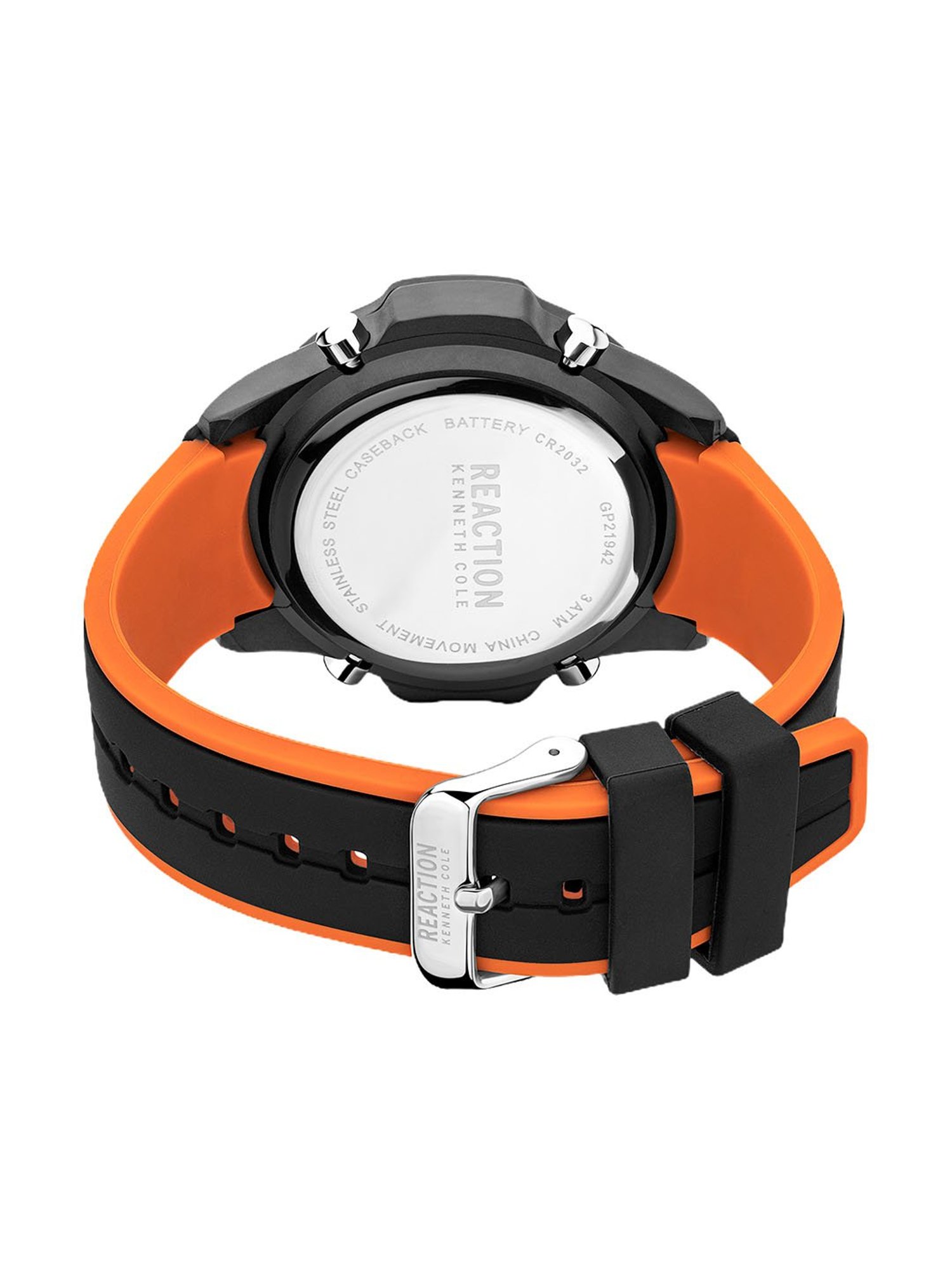 Reaction Kenneth Cole KRWGP2194203 Pete Chronograph Watch for Men