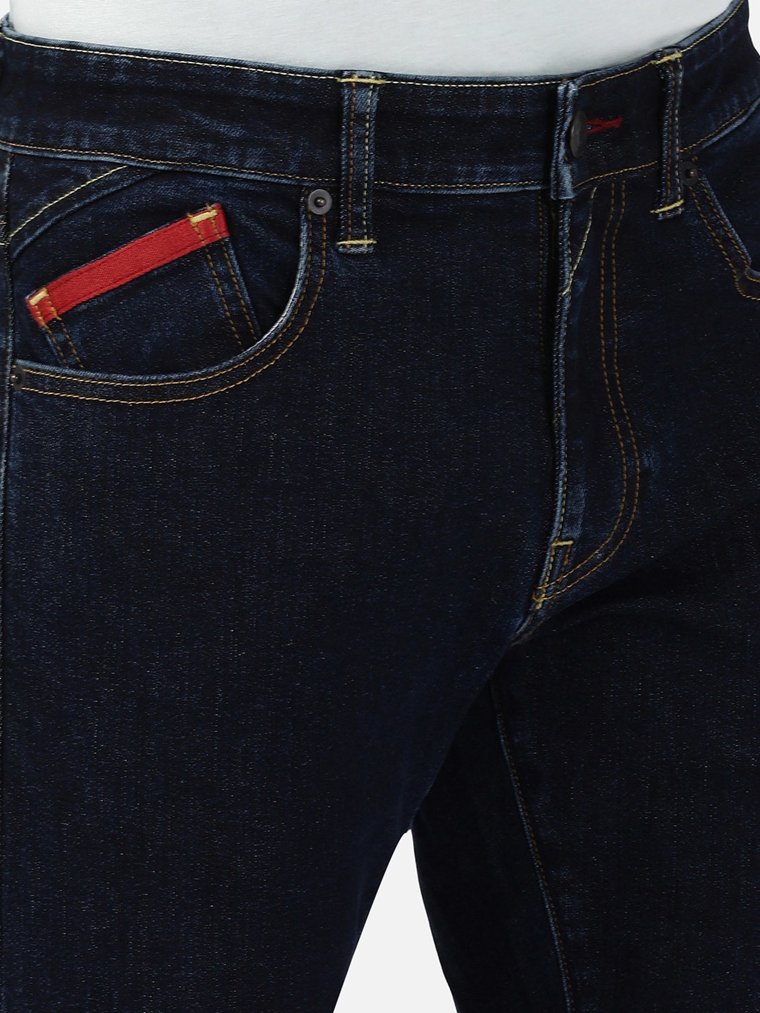 Passion Blue Slim Fit Lightly Washed Jeans