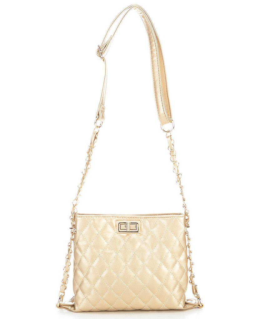 GB Girls Square Quilted Crossbody Handbag