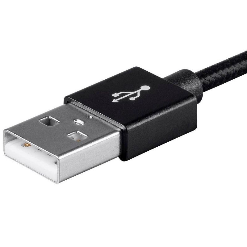 Tripp Lite USB-A to Lightning, USB Micro-B and USB-C Sync/Charge Cable, Black, 6 ft.