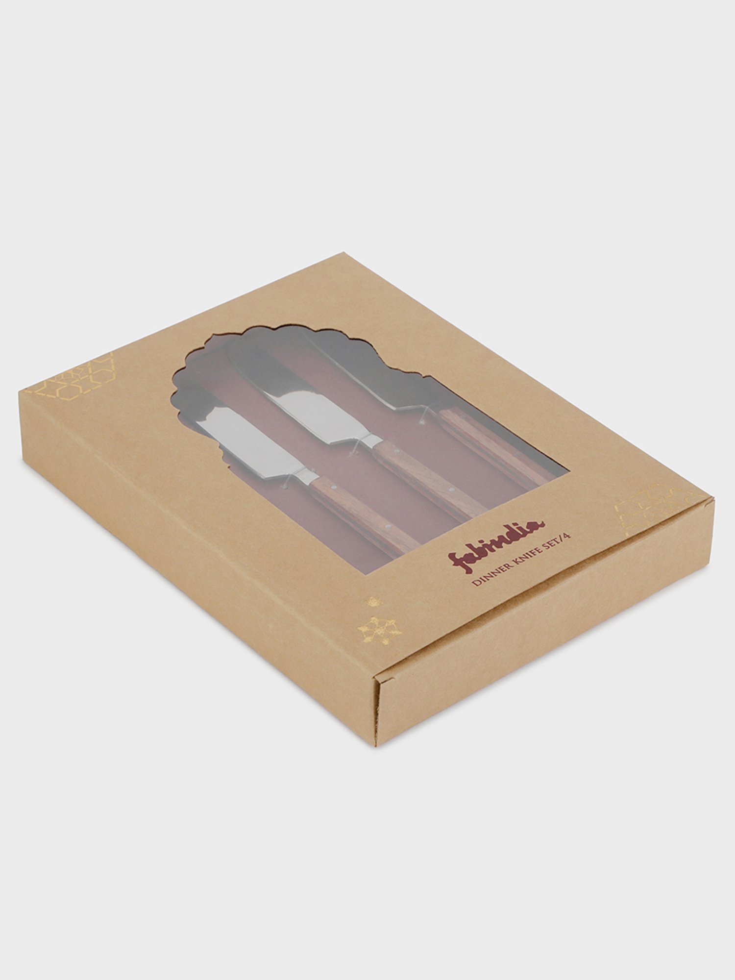 Pure Home and Living Silver Stainless Steel Textured Cutlery sets