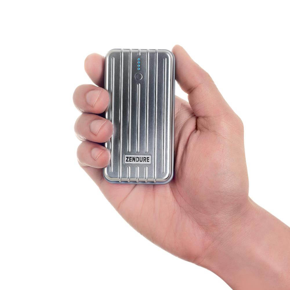Zendure A2 Portable Charger 6700mAh &ndash; Ultra-durable External Battery Power for iPhone, Android and More, PC Advisor Winner 2014-2017, Lightweight and Compact&ndash; Silver