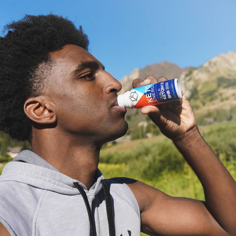 Real Ketones Keto Energy Shots with D-BHB Exogenous Ketones - Strawberry Lemonade - 12ct/36 fl oz