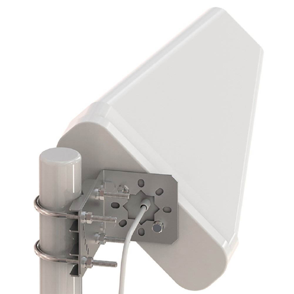 Yagi Directional Roof Antenna -Tupavco TP545- 3G/4G/LTE Wide Band 11dBi 700MHz to 2.7GHz Range SMA-Female and TS-9 2FT Cable (SMA-F to TS9 Dual Adapter) Cell Phone Signal Booster Log Periodic Cellular