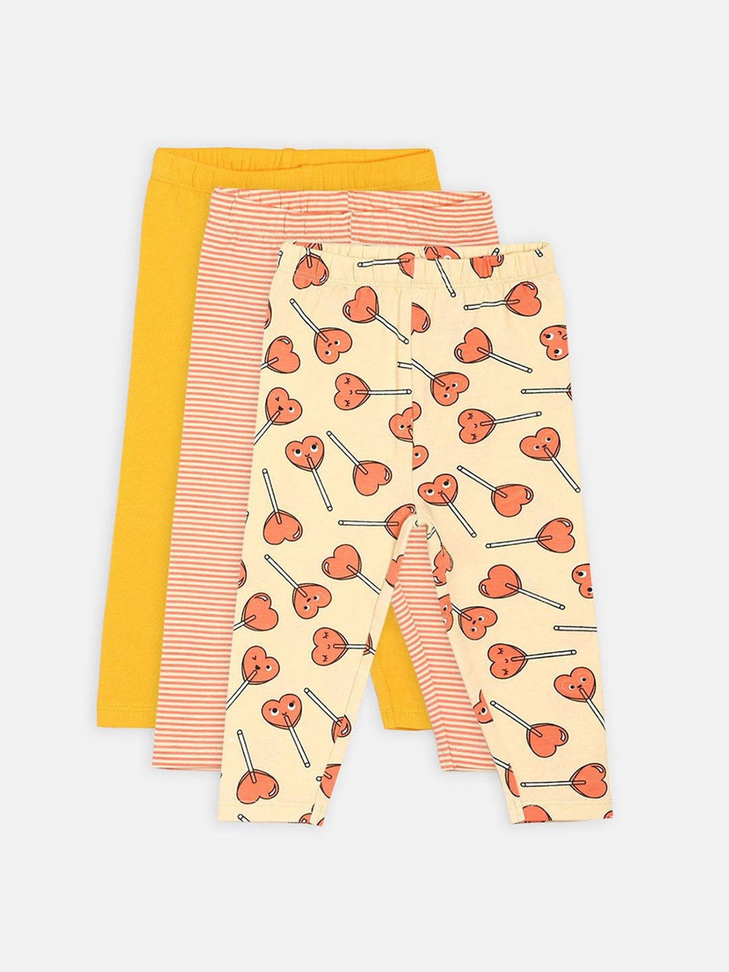Nino Bambino Kids Multicolor Printed Leggings