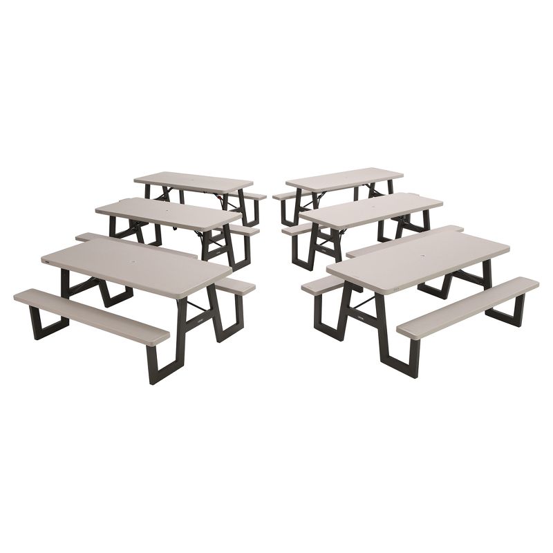 Rectangle Picnic Table Beige - Lifetime