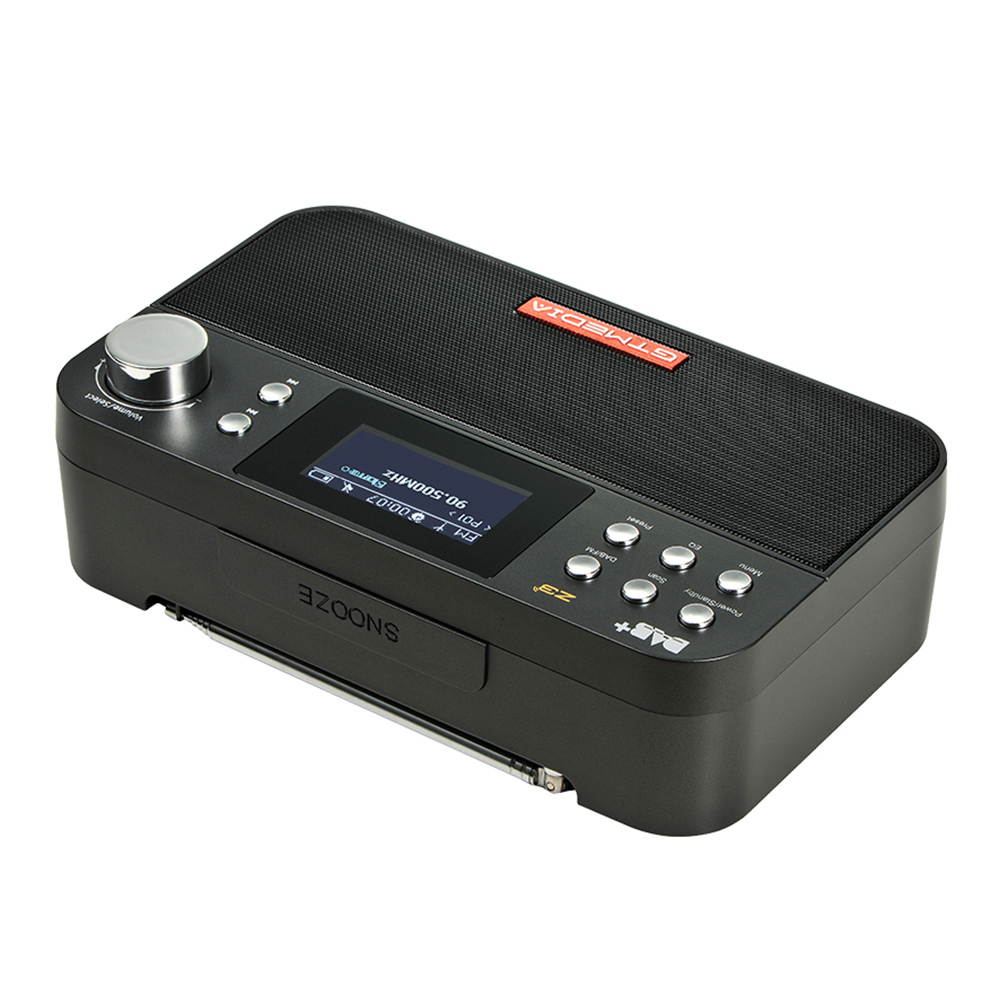 GTmedia Z3 Portable DAB Radio Digital FM Radio USB Rechargeable Battery Powered with Speakers TFT-LCD Screen
